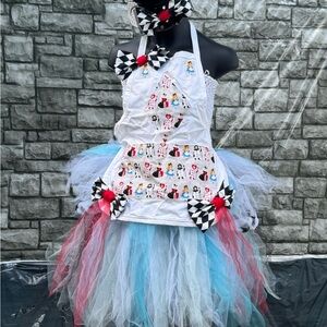 Alice in Wonderland Handmade Tutu dress up costume